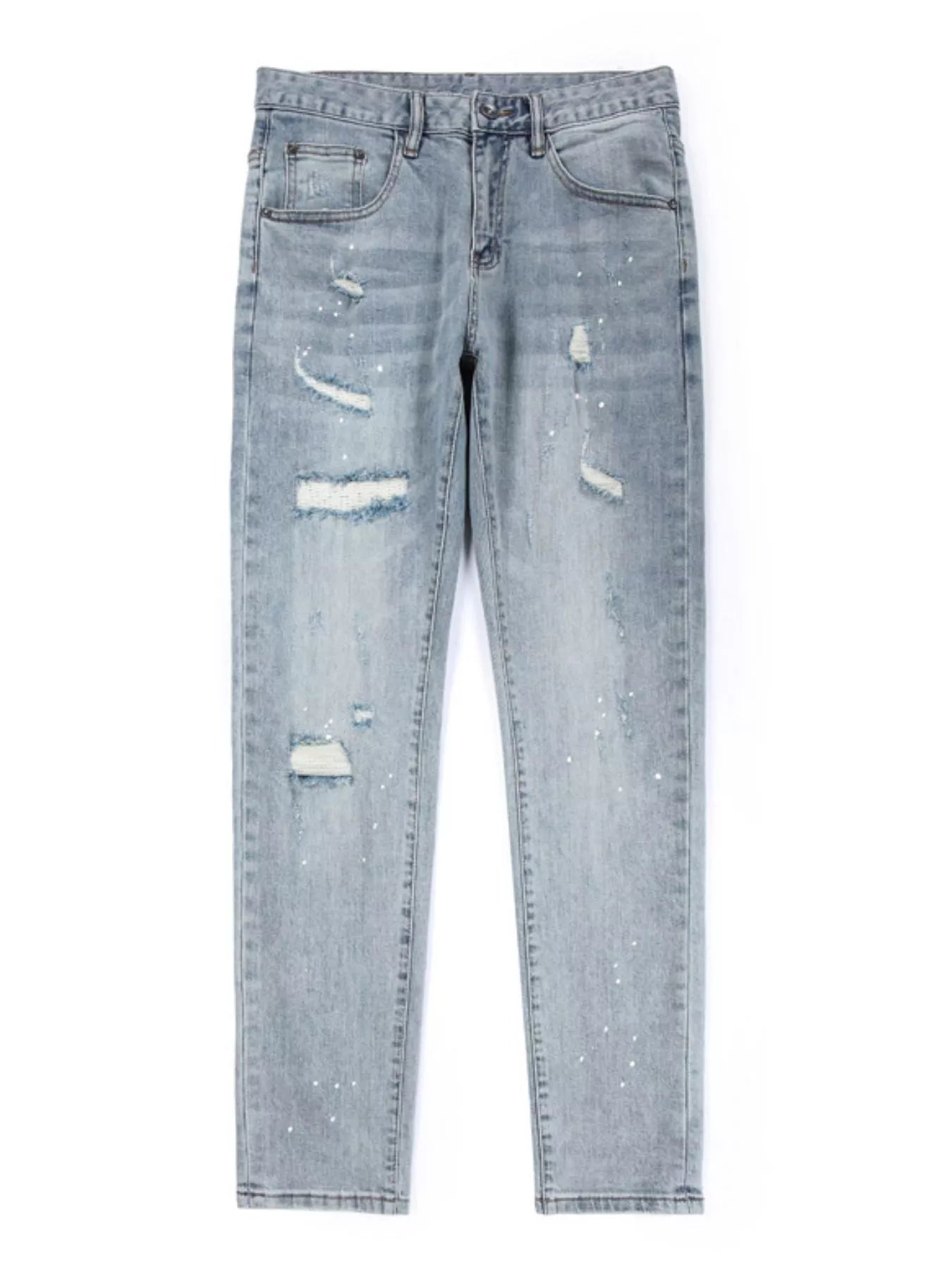 Jeans slim délavés pour hommes   Elégance District