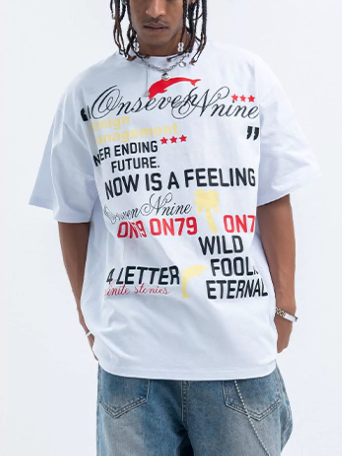 T-shirt à manches courtes et col rond pour homme   Elégance District