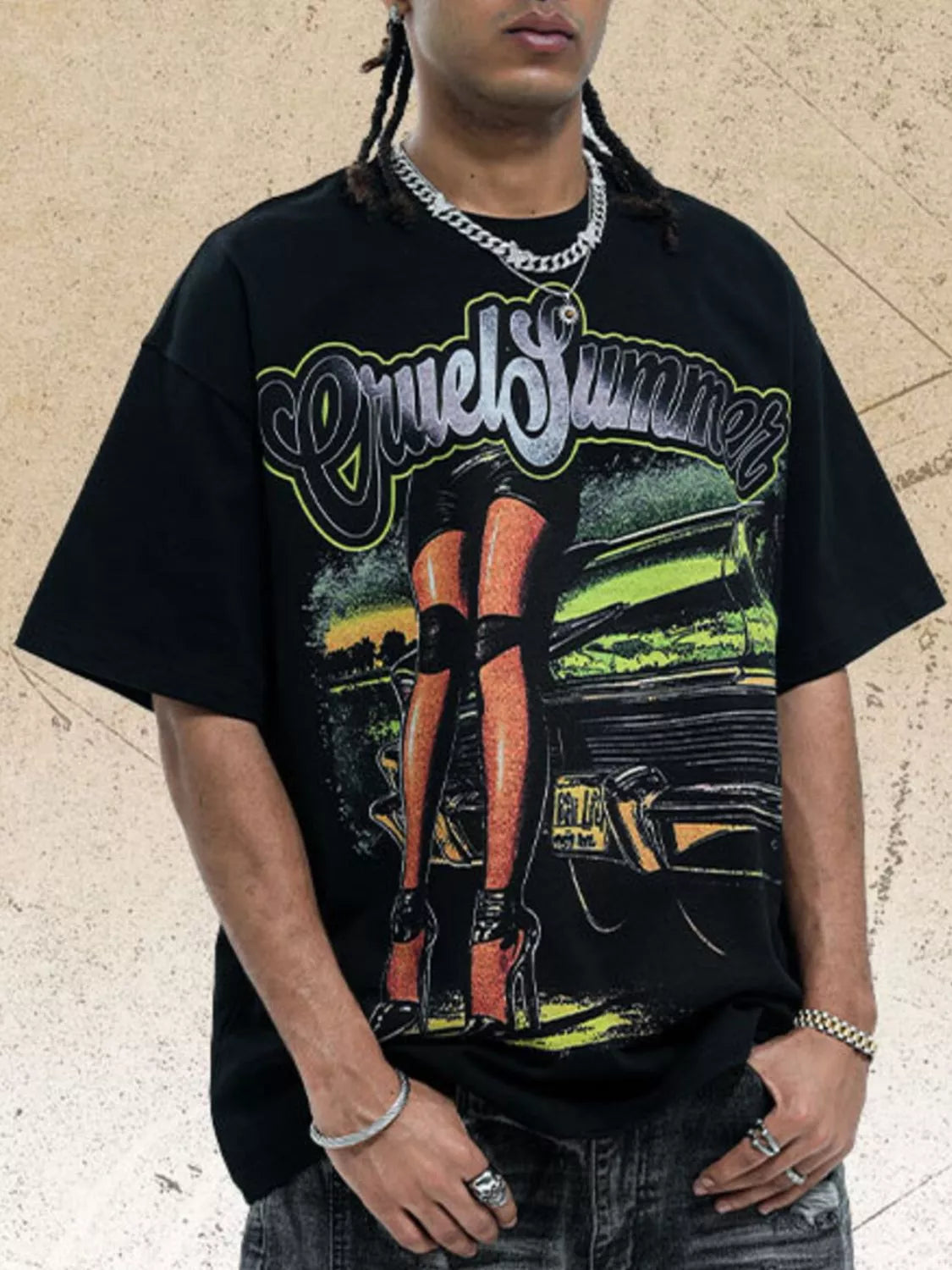 T-shirt à manches courtes et col rond pour homme   Elégance District