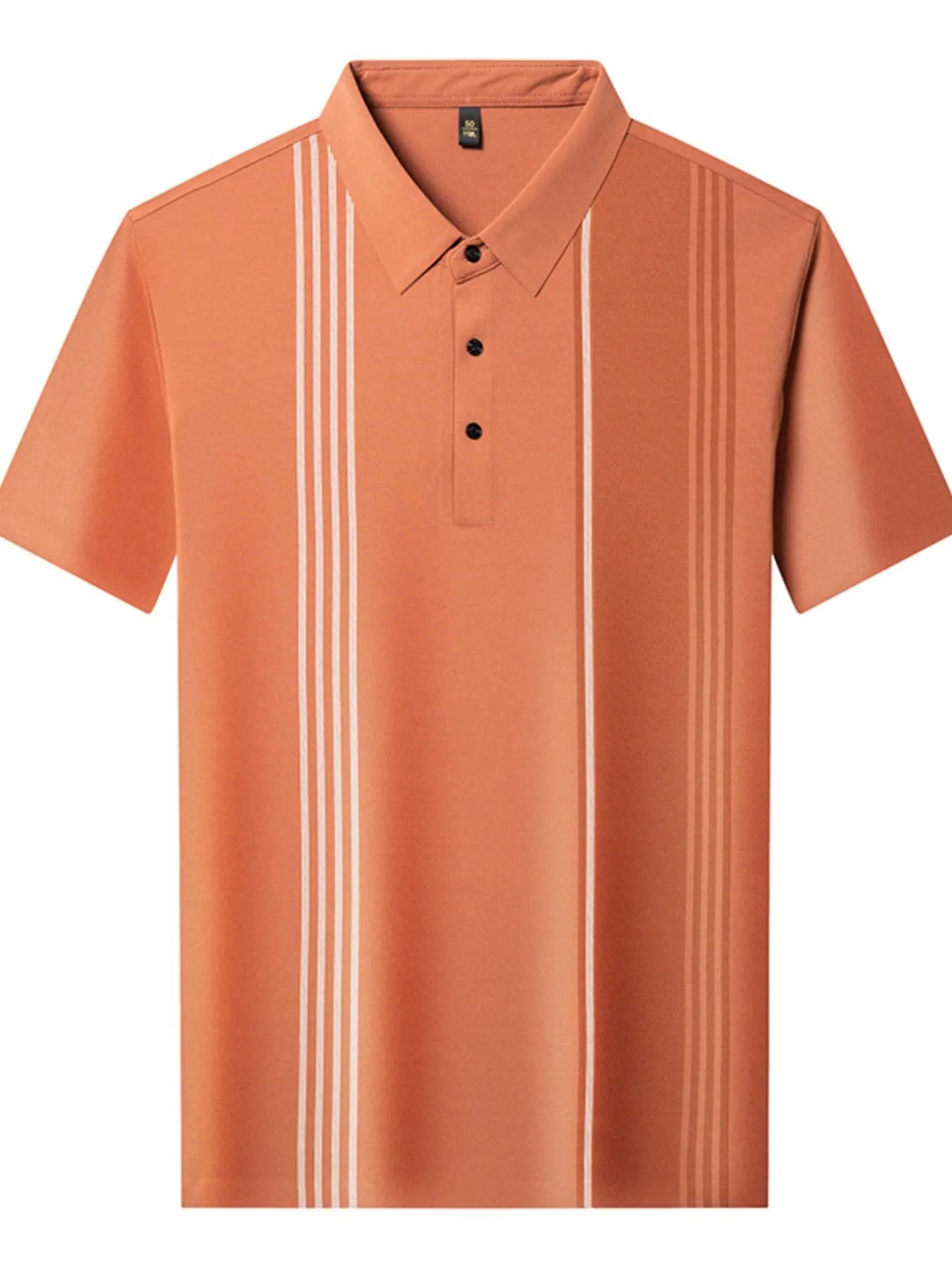 Polo à manches courtes contrastées pour homme grande taille   Elégance District