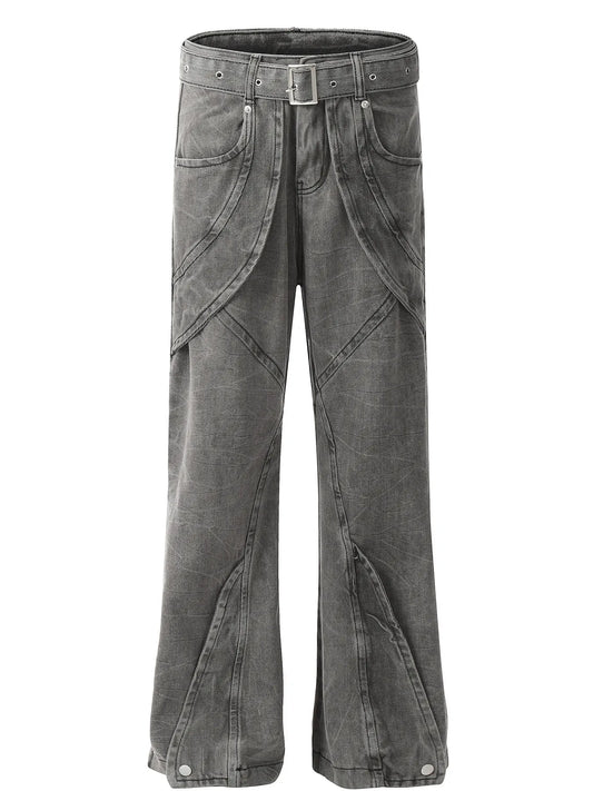 Jeans à taille haute pour hommes   Elégance District
