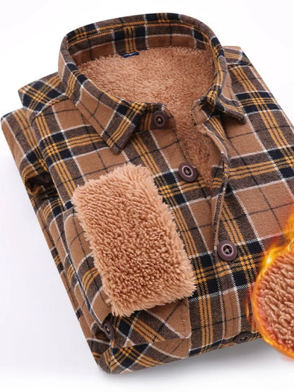 Chemise à carreaux décontractée pour homme grande taille  Elégance District