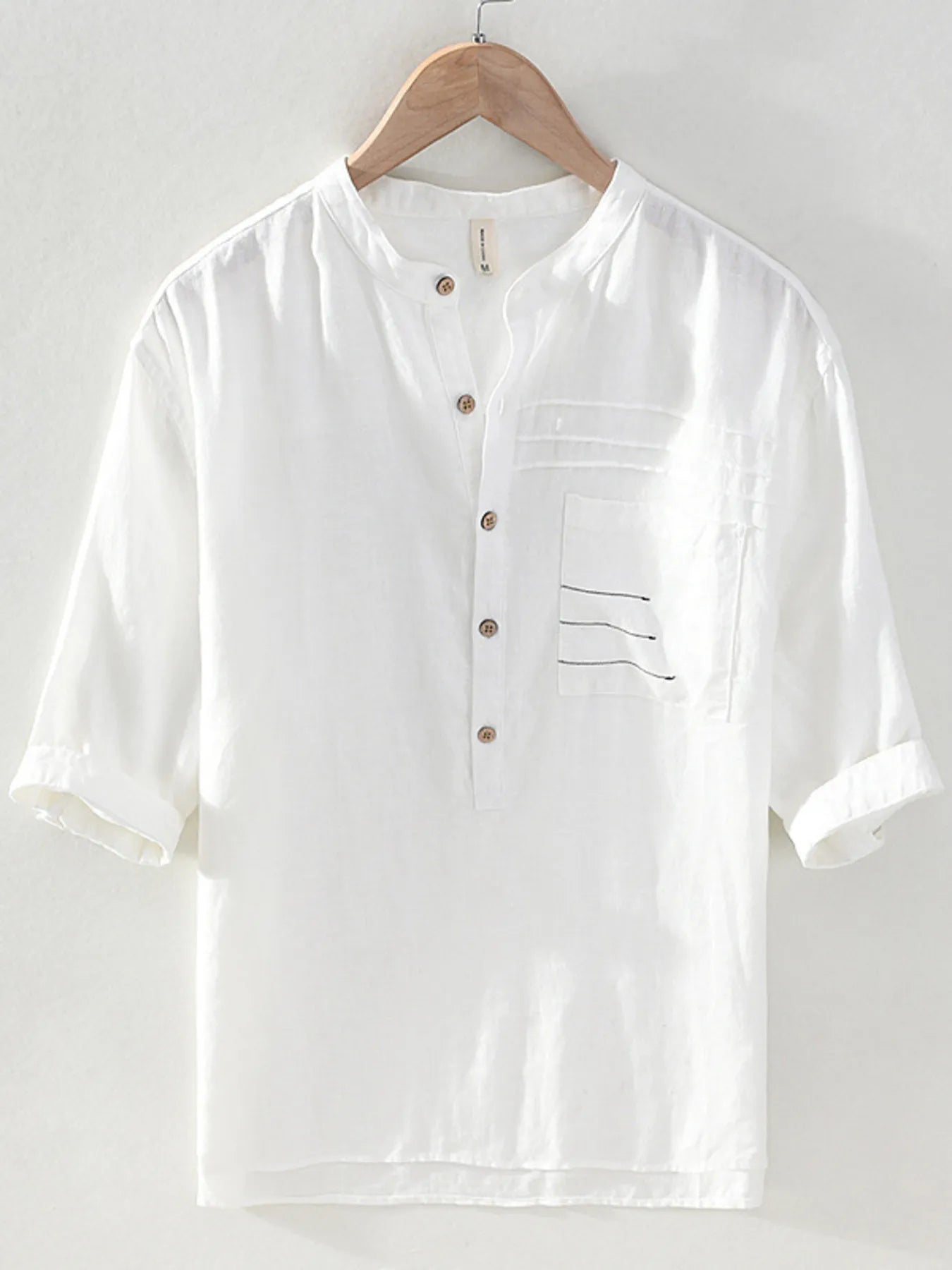 Chemise à manches courtes boutonnée grande taille pour homme   Elégance District