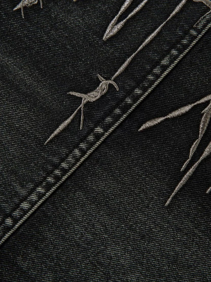 Jean cargo à jambes larges pour hommes  Elégance District