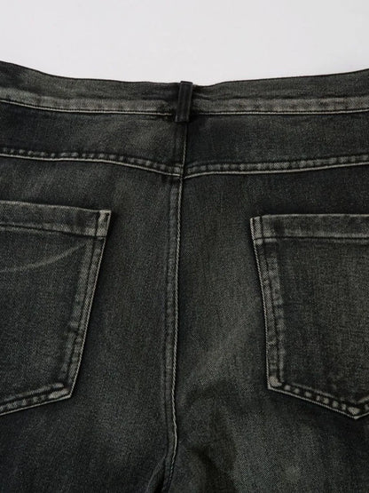 Jean cargo à jambes larges pour hommes  Elégance District