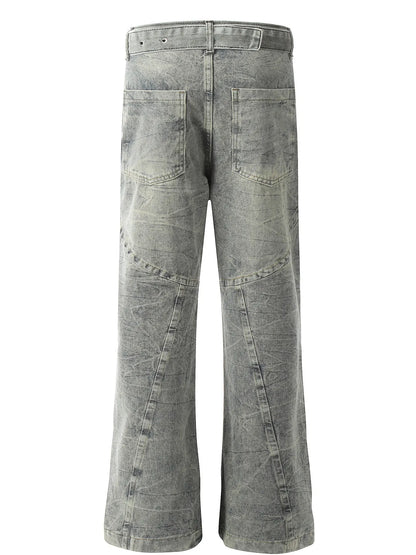Jeans à taille haute pour hommes   Elégance District