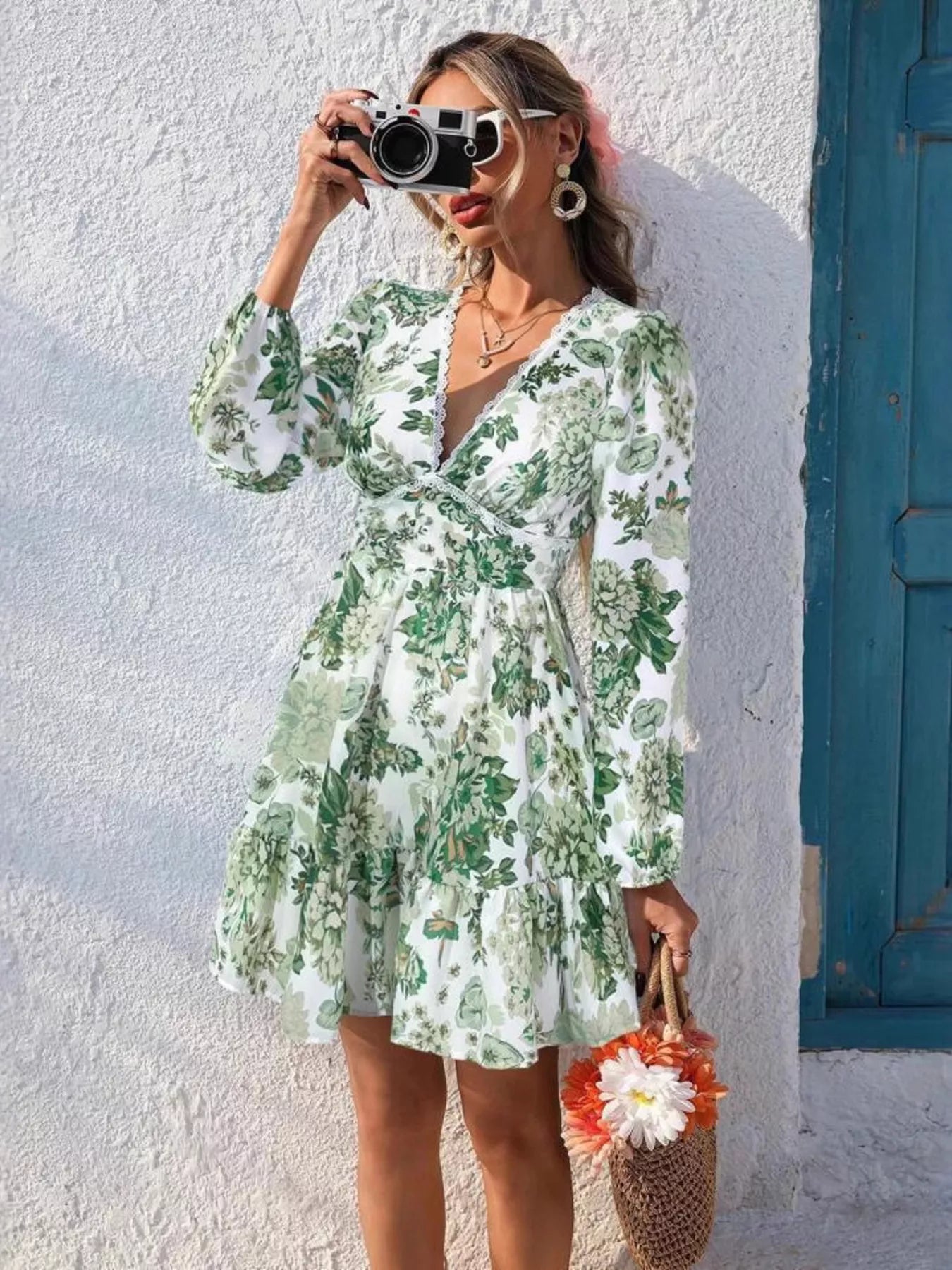 Mini Robe imprimé floral,  Elégance District