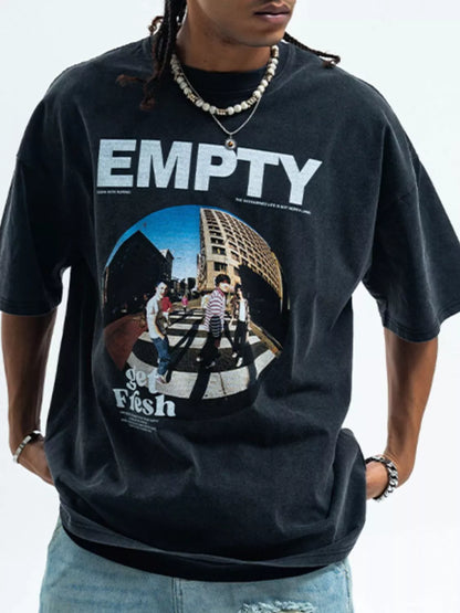 T-shirt à manches courtes et col rond pour homme   Elégance District