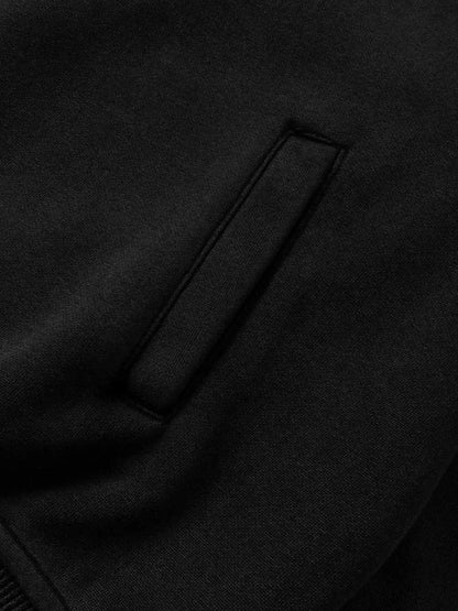 Sweat à capuche zippé avec cornes de diable   Elégance District