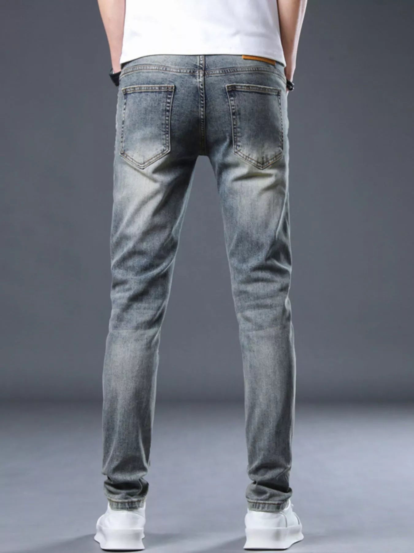 Jeans slim délavés pour hommes   Elégance District