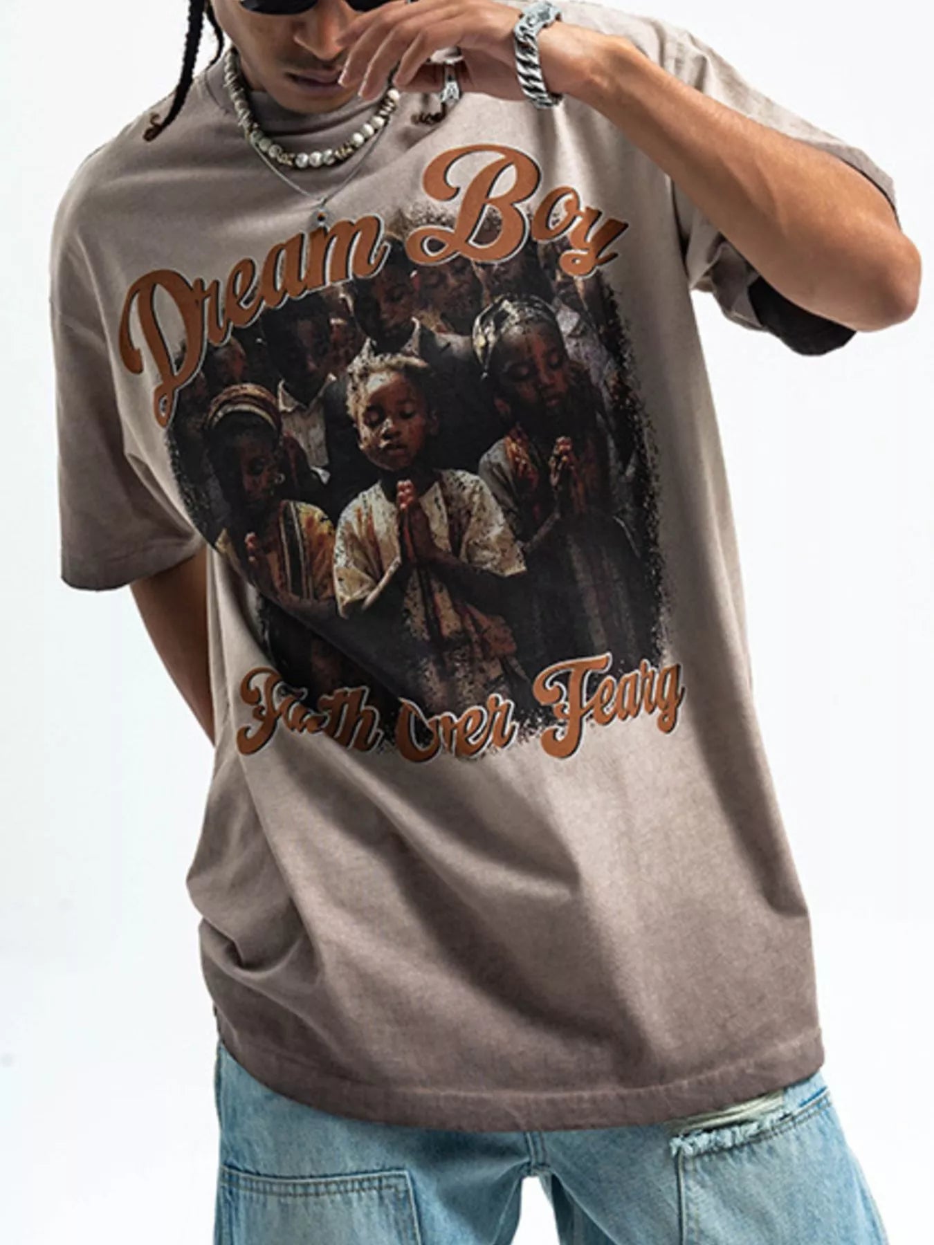 T-shirt à manches courtes et col rond pour homme   Elégance District