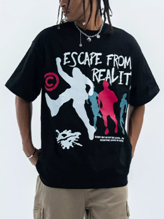 T-shirt à manches courtes et col rond pour homme   Elégance District