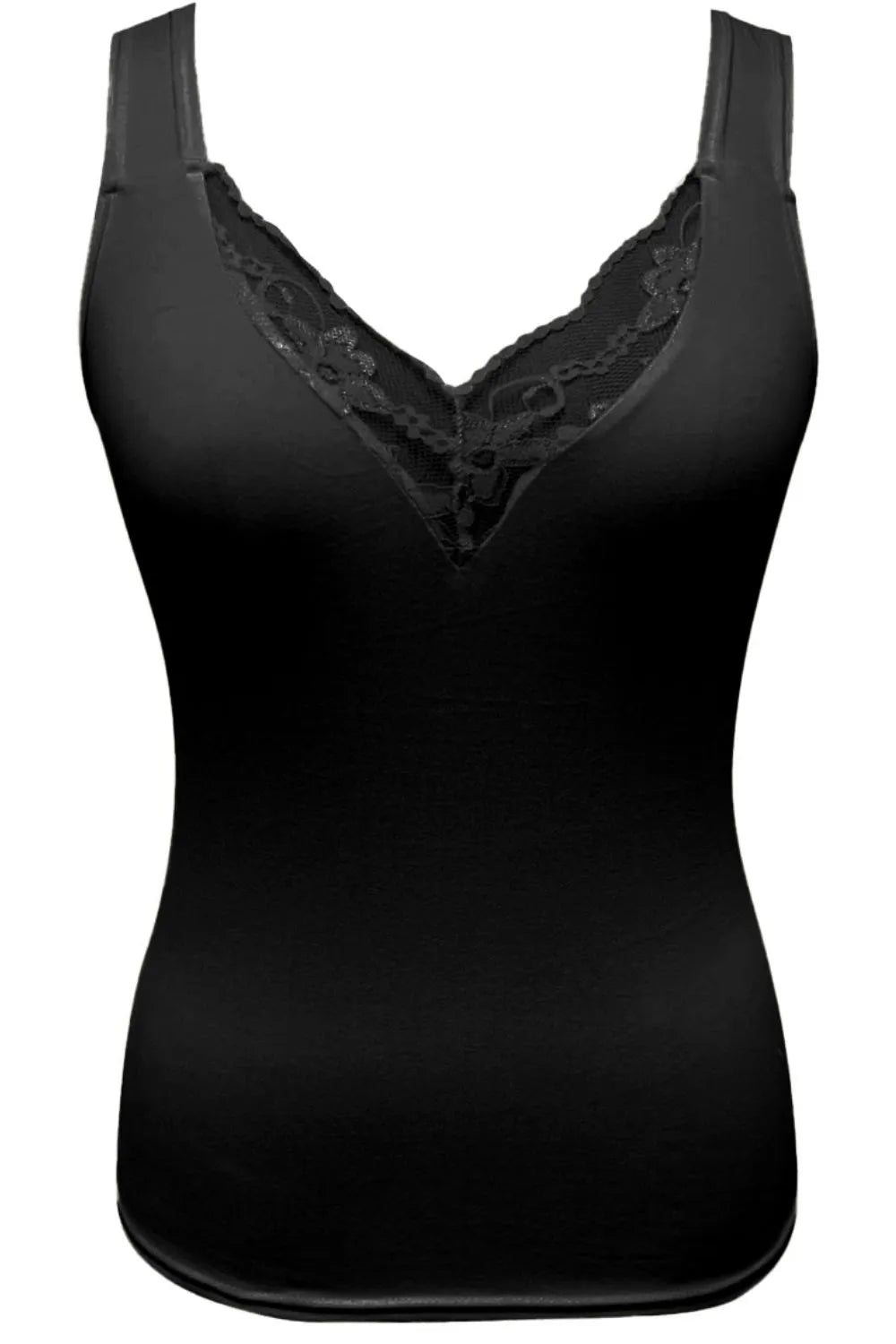 Débardeur Dentelle Col V Grande Taille Femme - Élégance District