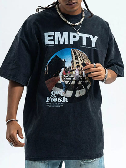 T-shirt à manches courtes et col rond pour homme   Elégance District