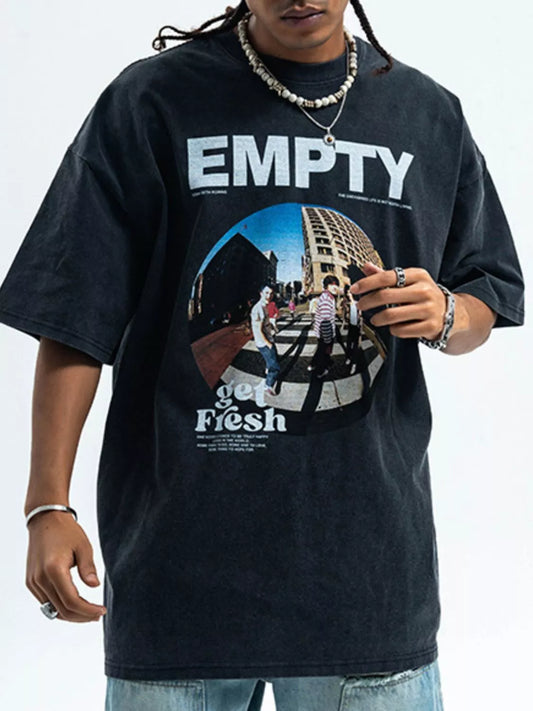 T-shirt à manches courtes et col rond pour homme   Elégance District