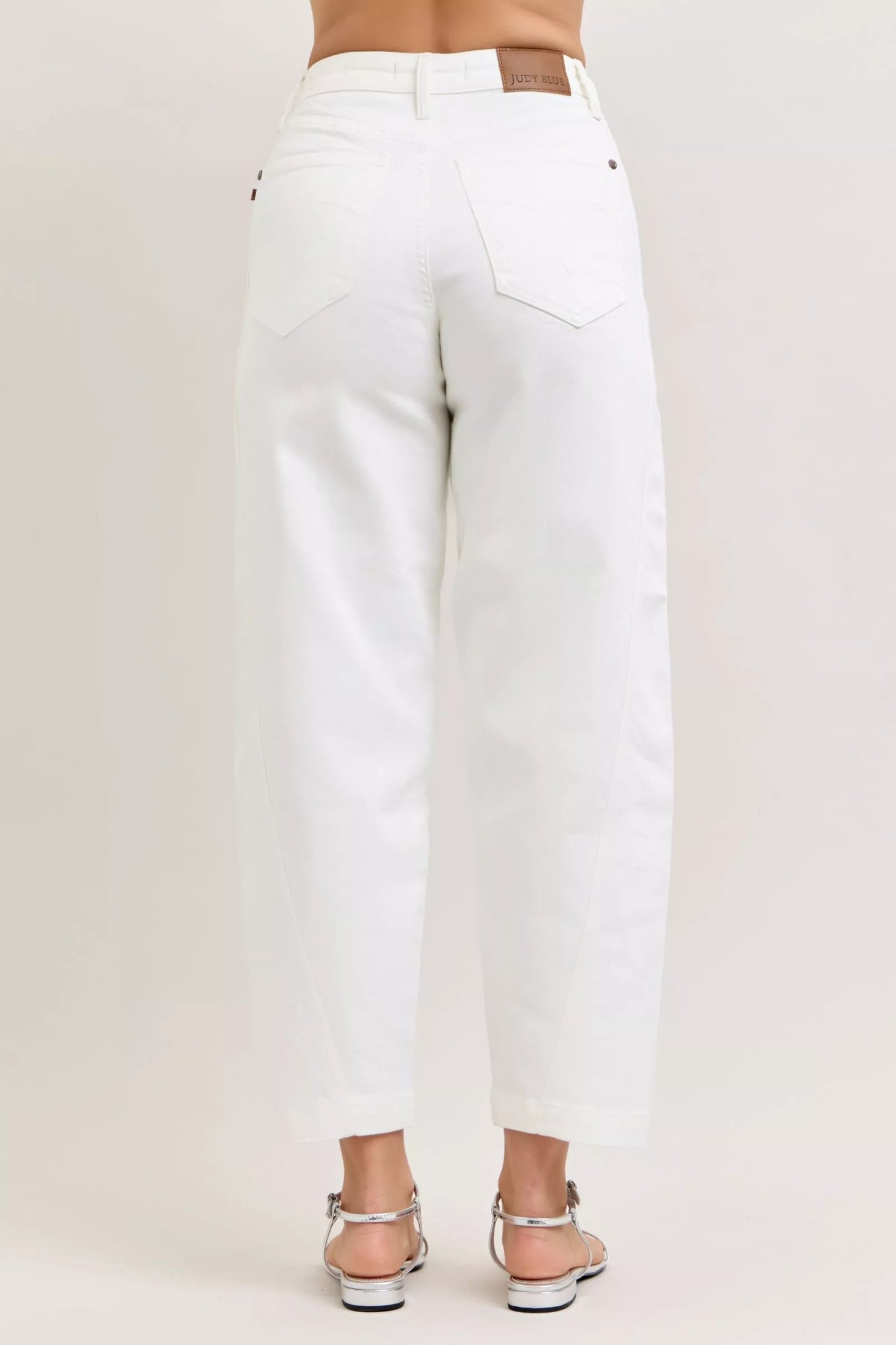 Jean Judy Blue taille haute à empiècements rigides et élastiques