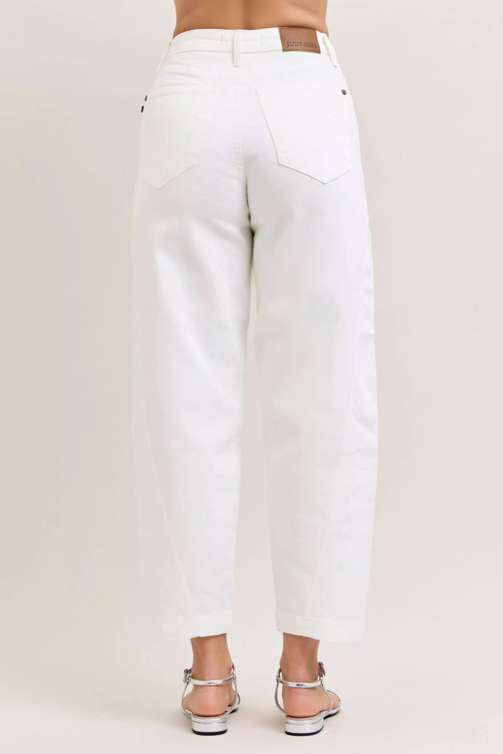 Jean Judy Blue taille haute à empiècements rigides et élastiques