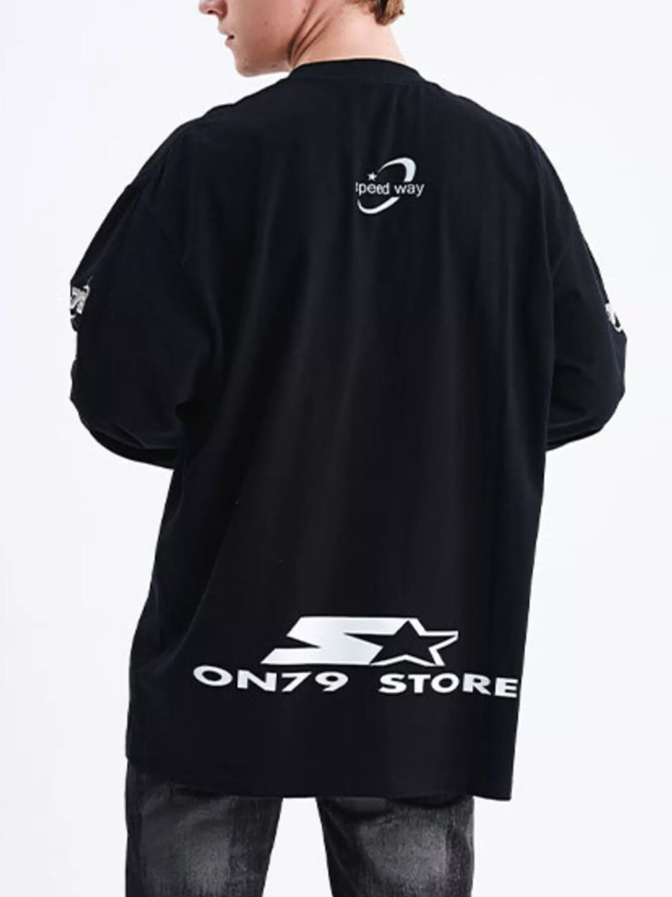 T-shirt à manches longues et col rond pour homme   Elégance District