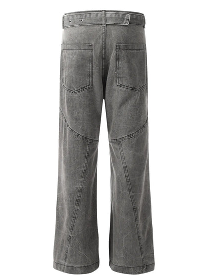 Jeans à taille haute pour hommes   Elégance District