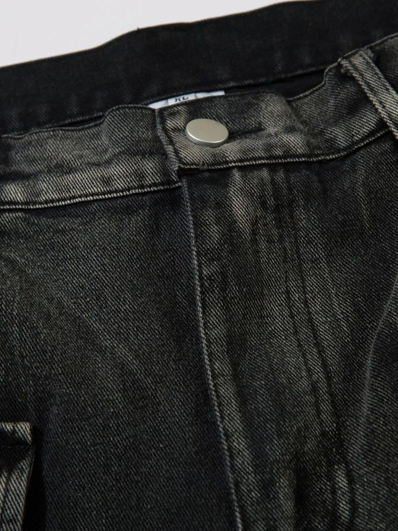Jean cargo à jambes larges pour hommes  Elégance District