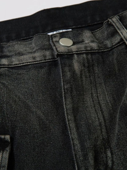 Jean cargo à jambes larges pour hommes  Elégance District