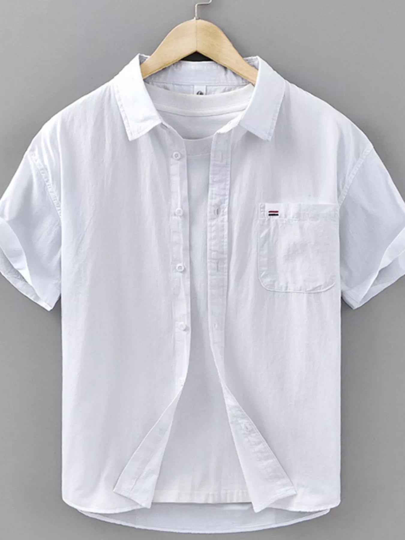 Chemise à carreaux à manches courtes pour homme grande taille      Elégance District