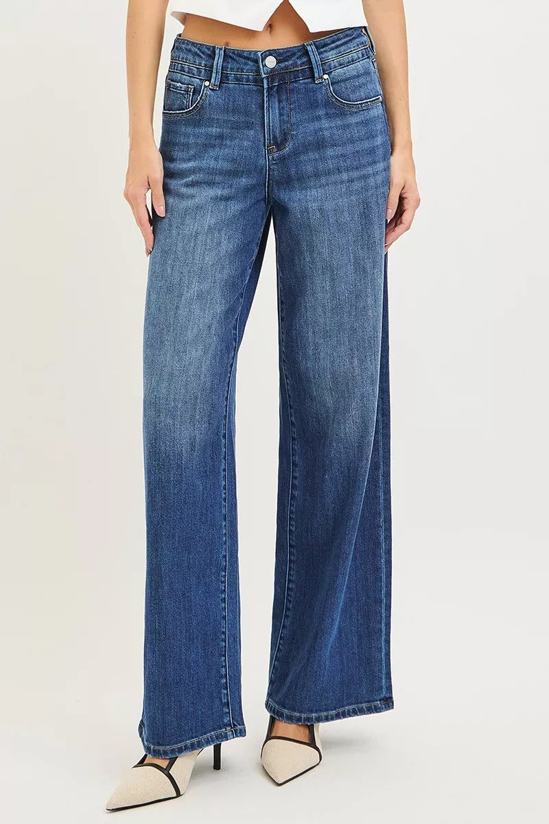 Jeans amples et décontractés RISEN avec poches   Elégance District