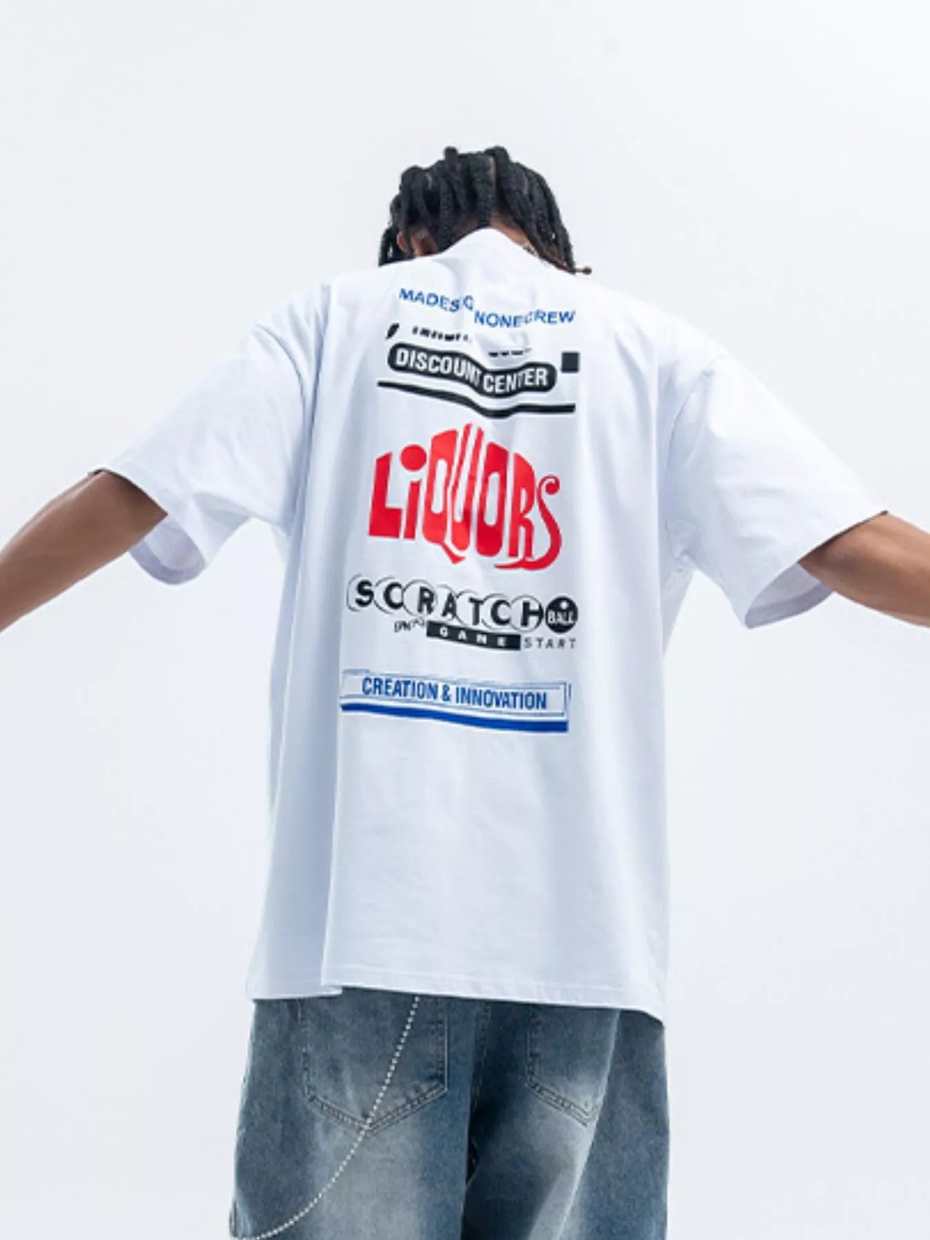 T-shirt à manches courtes et col rond pour homme   Elégance District